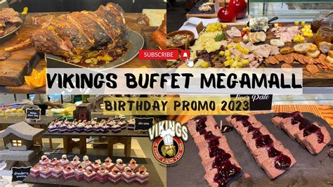 buffet with birthday promo 2023